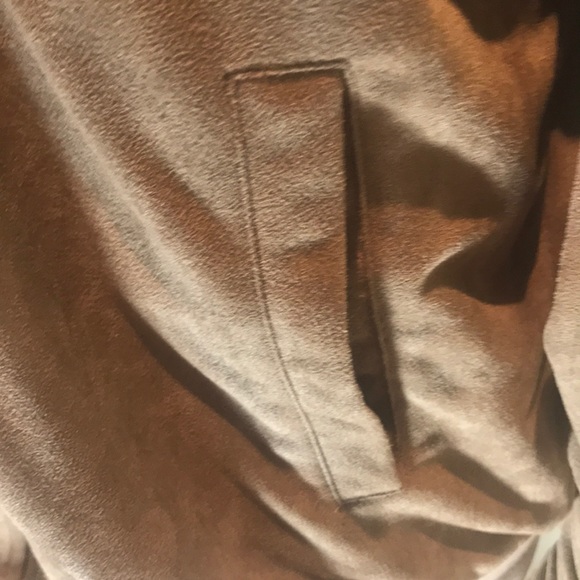 “FOREVER 21 MEN”  Faux Suede Bomber Jacket. - Picture 5 of 10